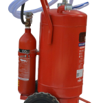 FIRE EXTINGUISHER 50 KG TROLLY