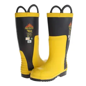 Harvik Gumboot Style Fire Fighter Safety Boots