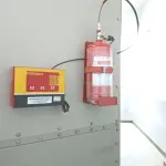 CO2 Based Electrical Cabinet Fire System, For Office, 4.5 kg